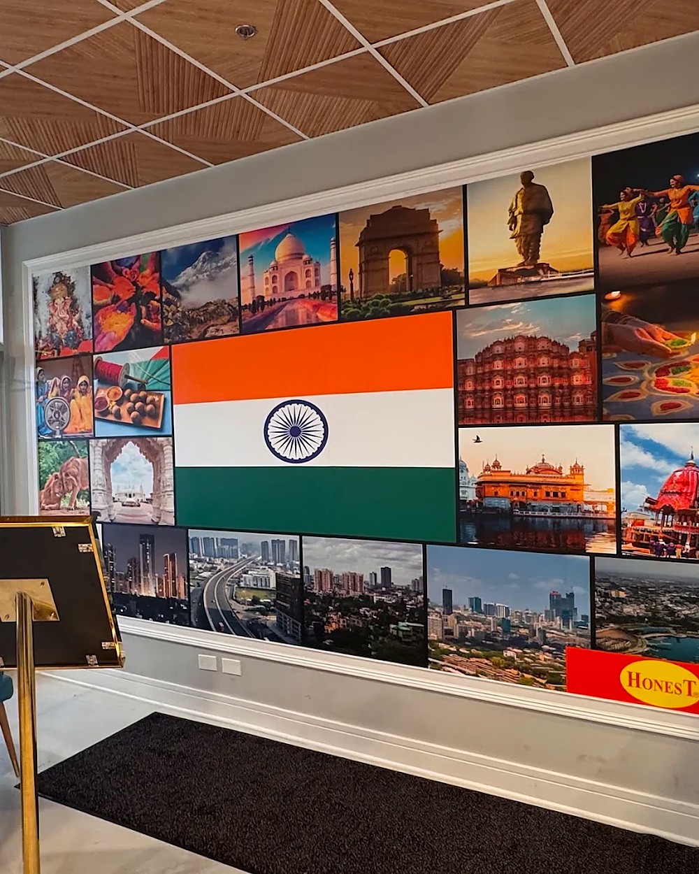 india wall
